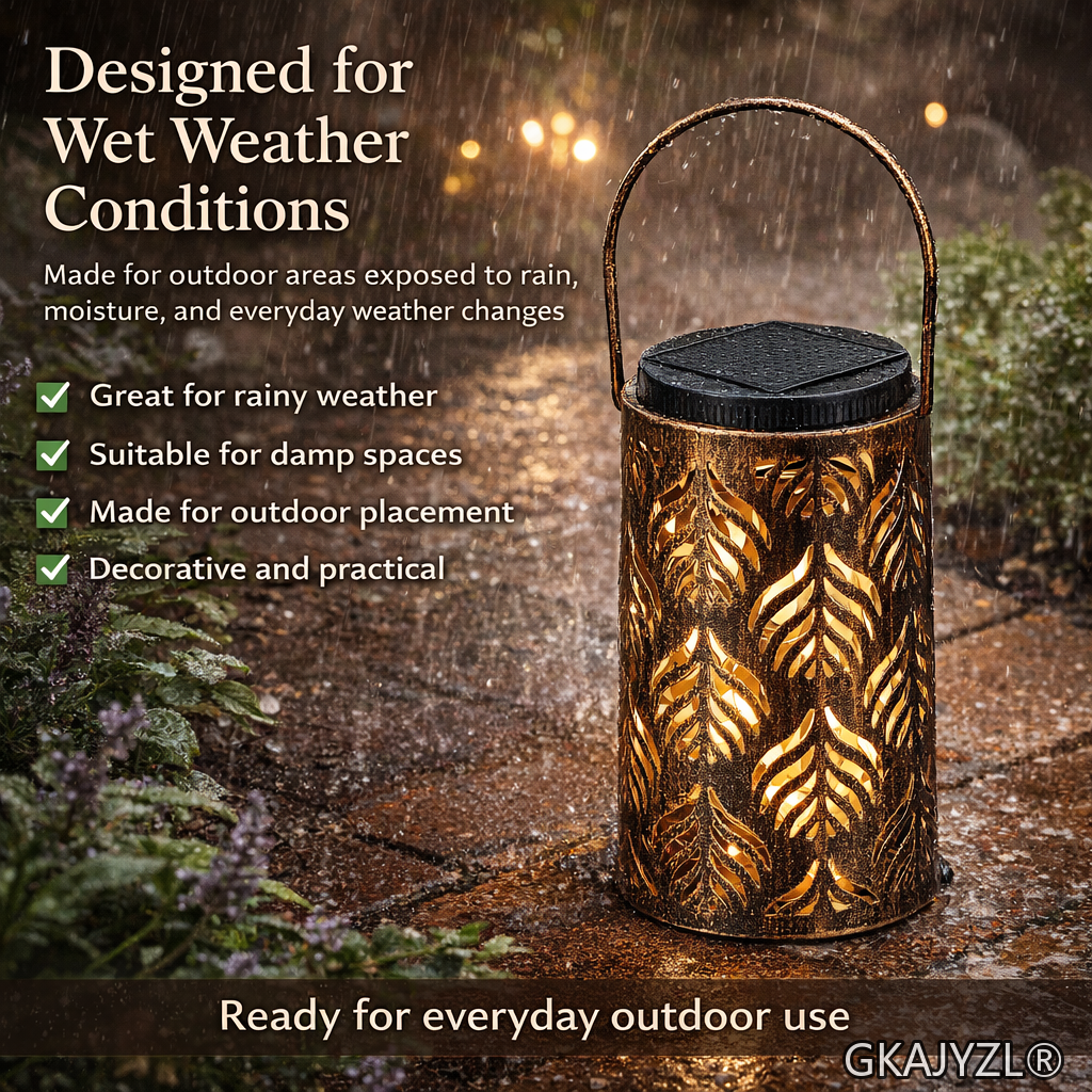 GKAJYZL128(Leaf-patterned style) Solar Leaf Pattern Lantern — view 2