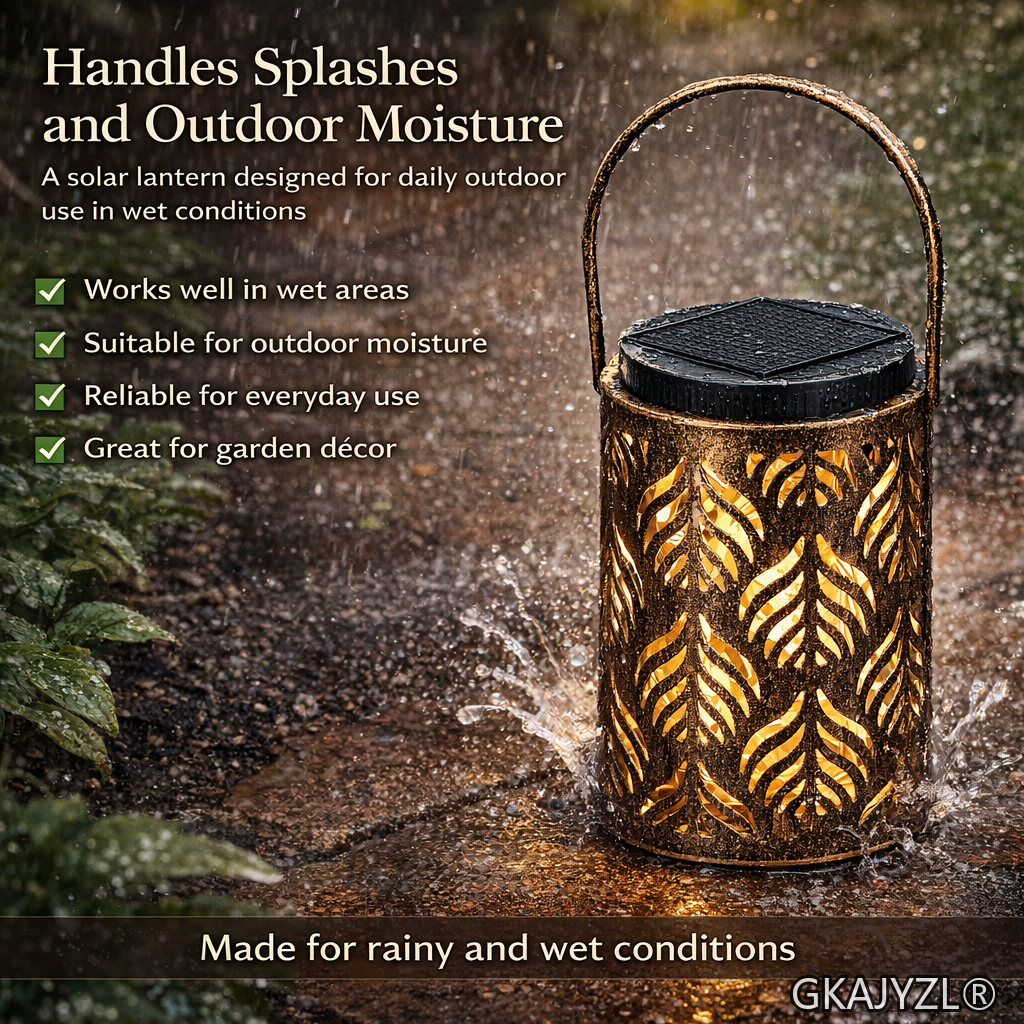 GKAJYZL128(Leaf-patterned style) Solar Leaf Pattern Lantern — view 3