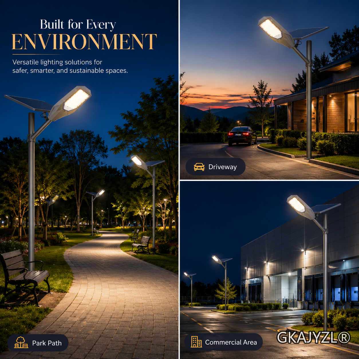 GKAJYZL-ZF   Solar Street lights — view 3