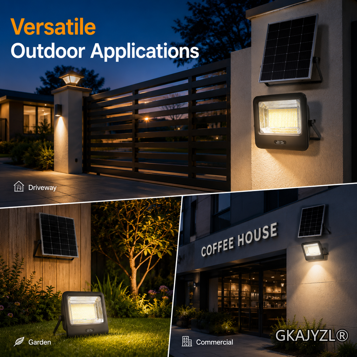 GKAJYZL-XC Solar Flood lamp — view 2