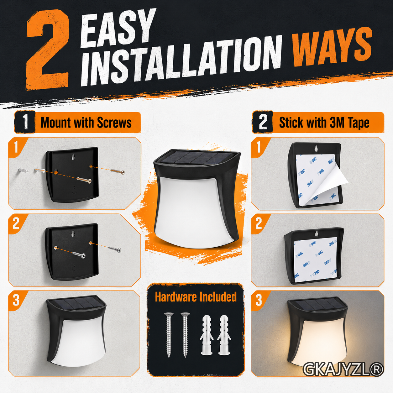 GKAJYZL1111-88 Solar RGB Doll Wall Light — view 3