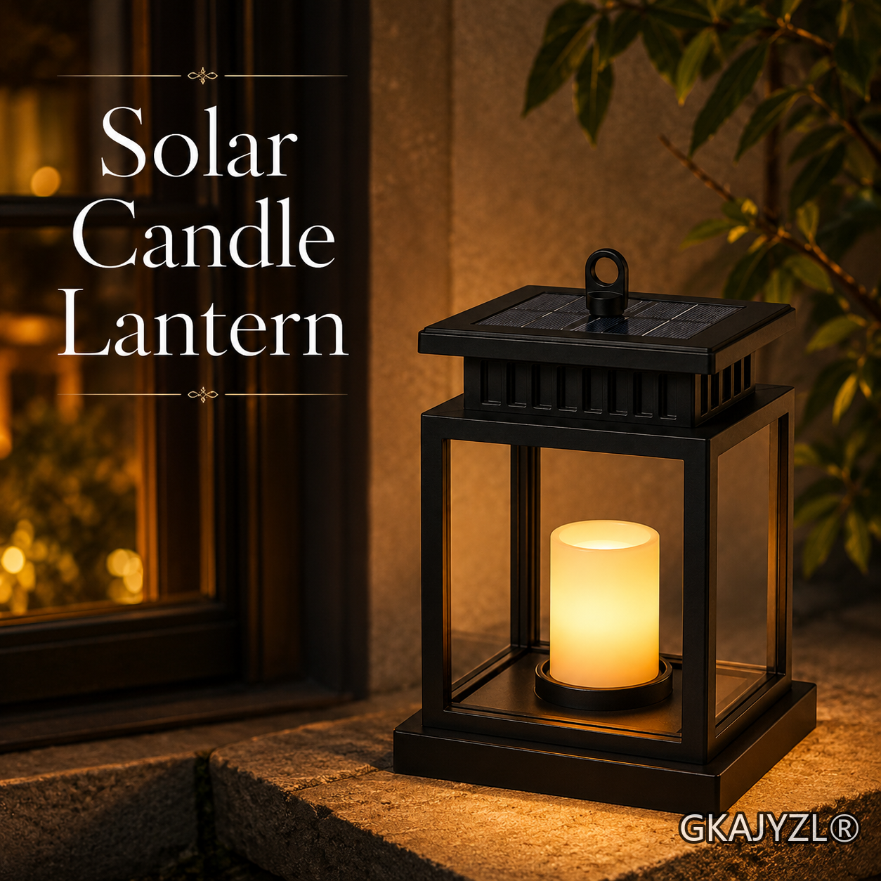 GKAJYZL-SUL(Candle type) Solar Candle Lantern Light