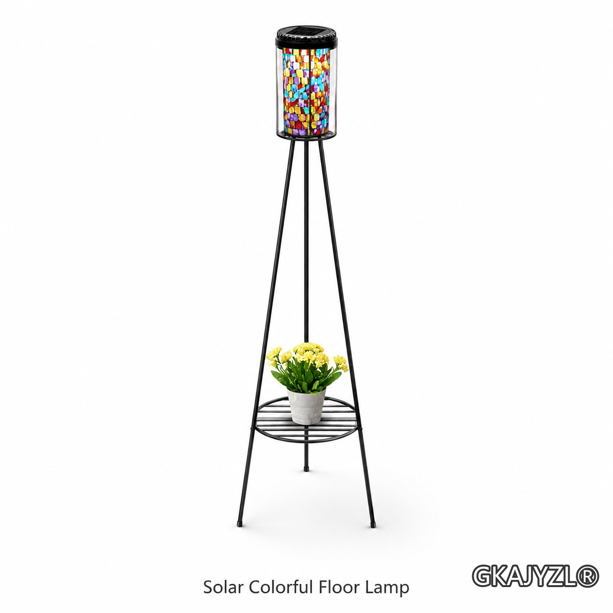 GKAJYZL-W01(Colorful style) Solar Colorful Floor Lamp — view 2