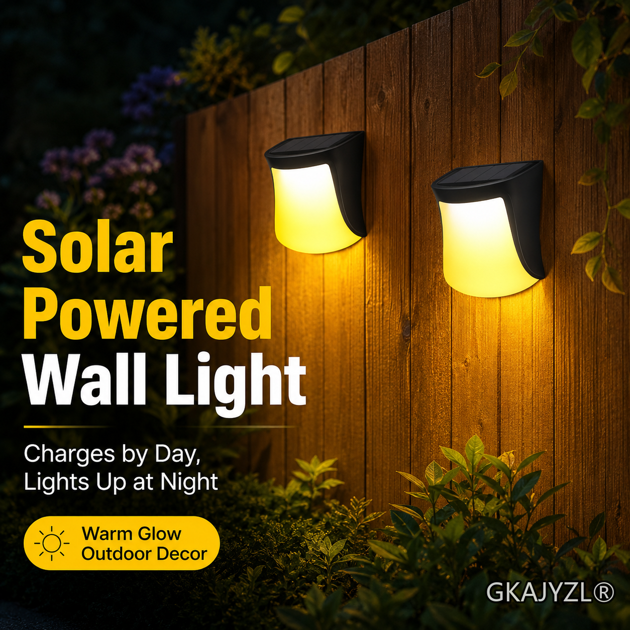 GKAJYZL1111 Solar Doll Fence Light