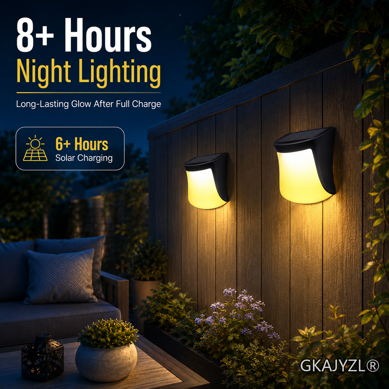GKAJYZL1111 Solar Doll Fence Light — view 2