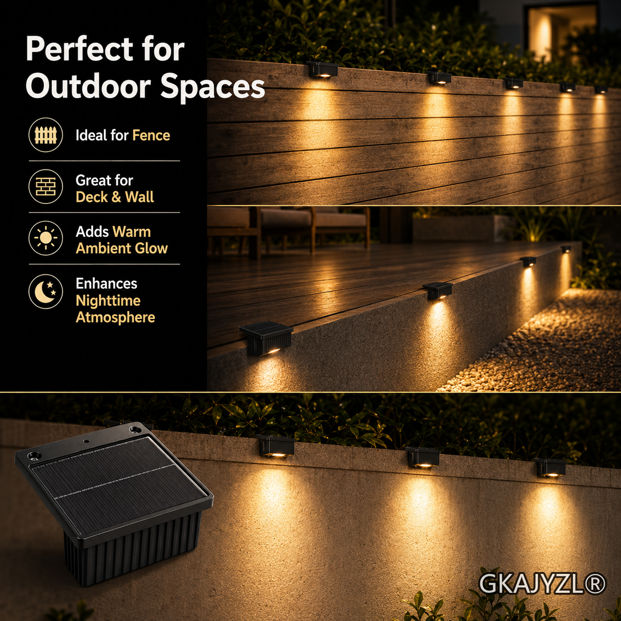 GKAJYZL-W02 Fence lights — view 2