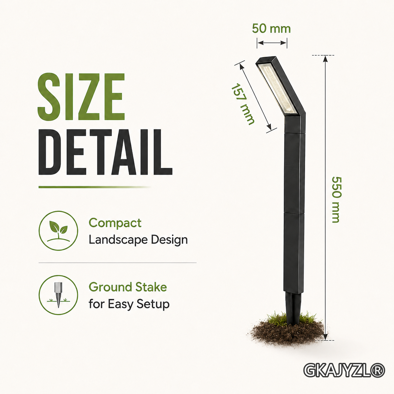 GKAJYZL-L189 Courtesy Lawn Lights — view 2