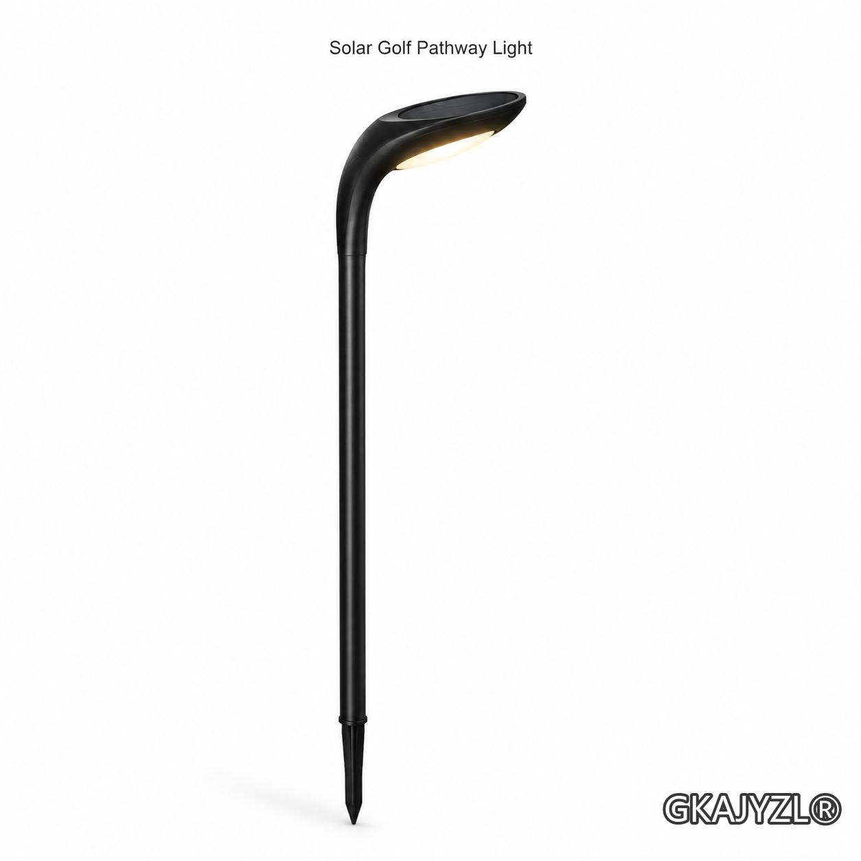 GKAJYZL1218 Solar Pathway Lights, Modern Outdoor Garden Lights with Downward Glow — view 2