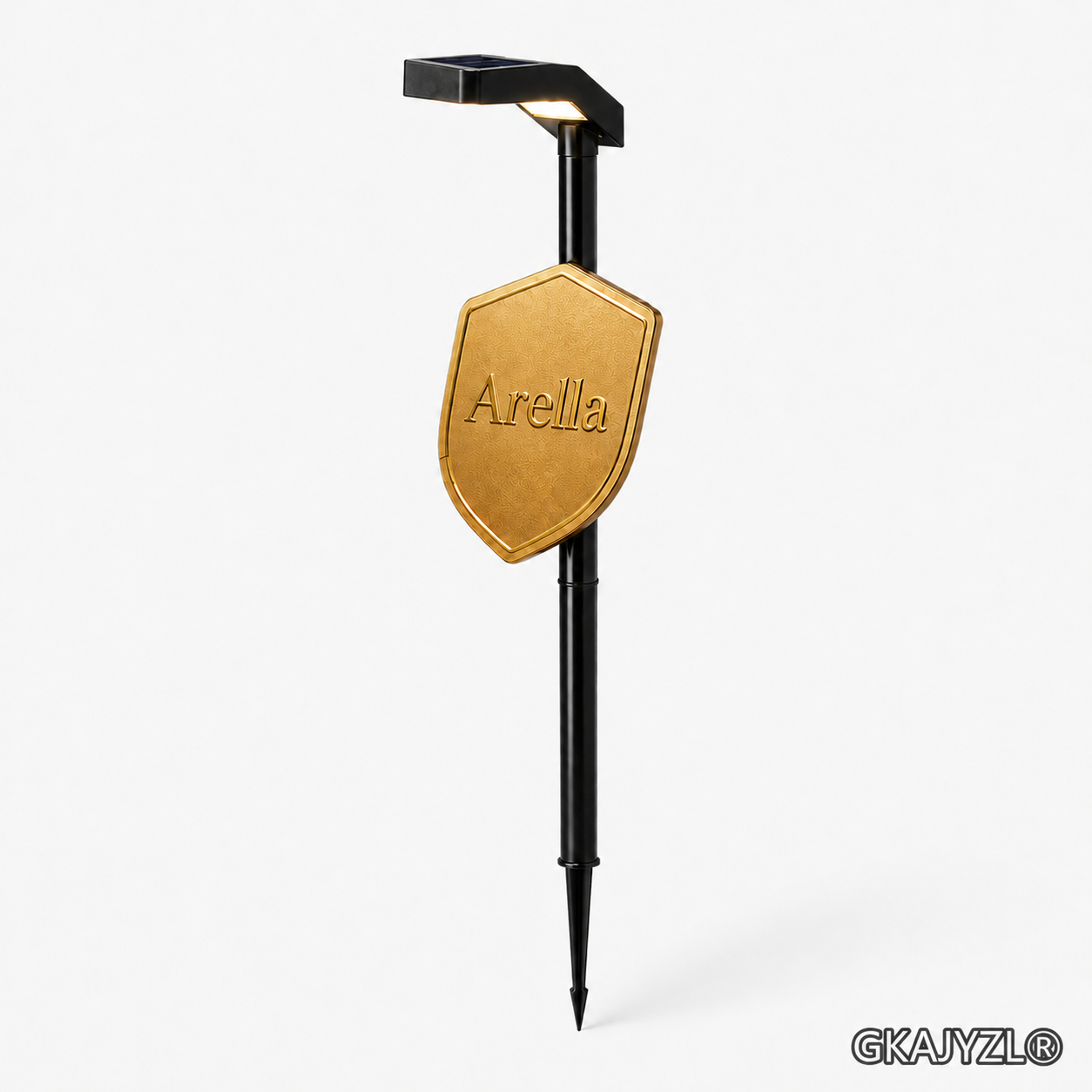 GKAJYZL089 (Radar) Solar Security Yard Sign Light — view 2