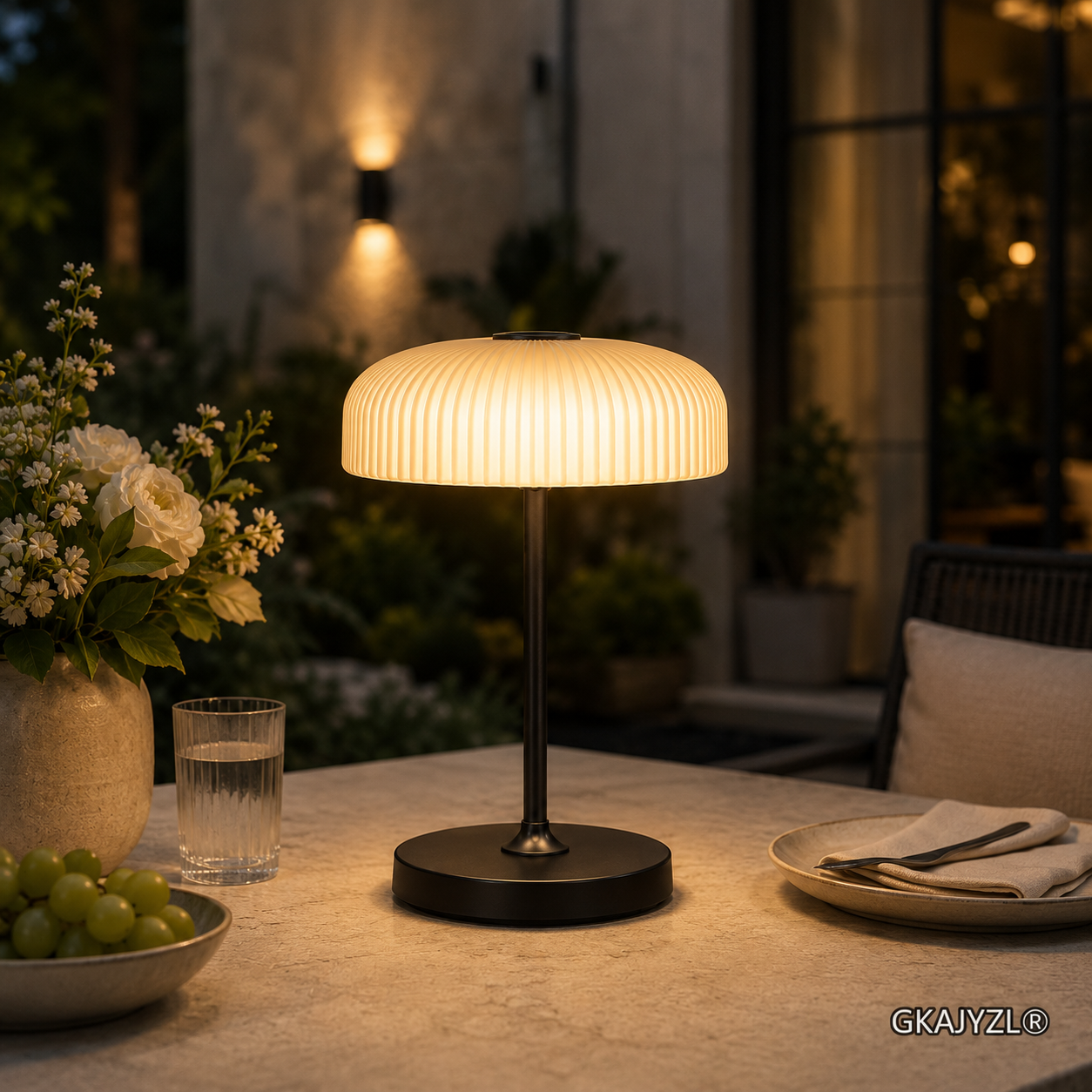GKAJYZL-B01 Mushroom Solar Table Lamp
