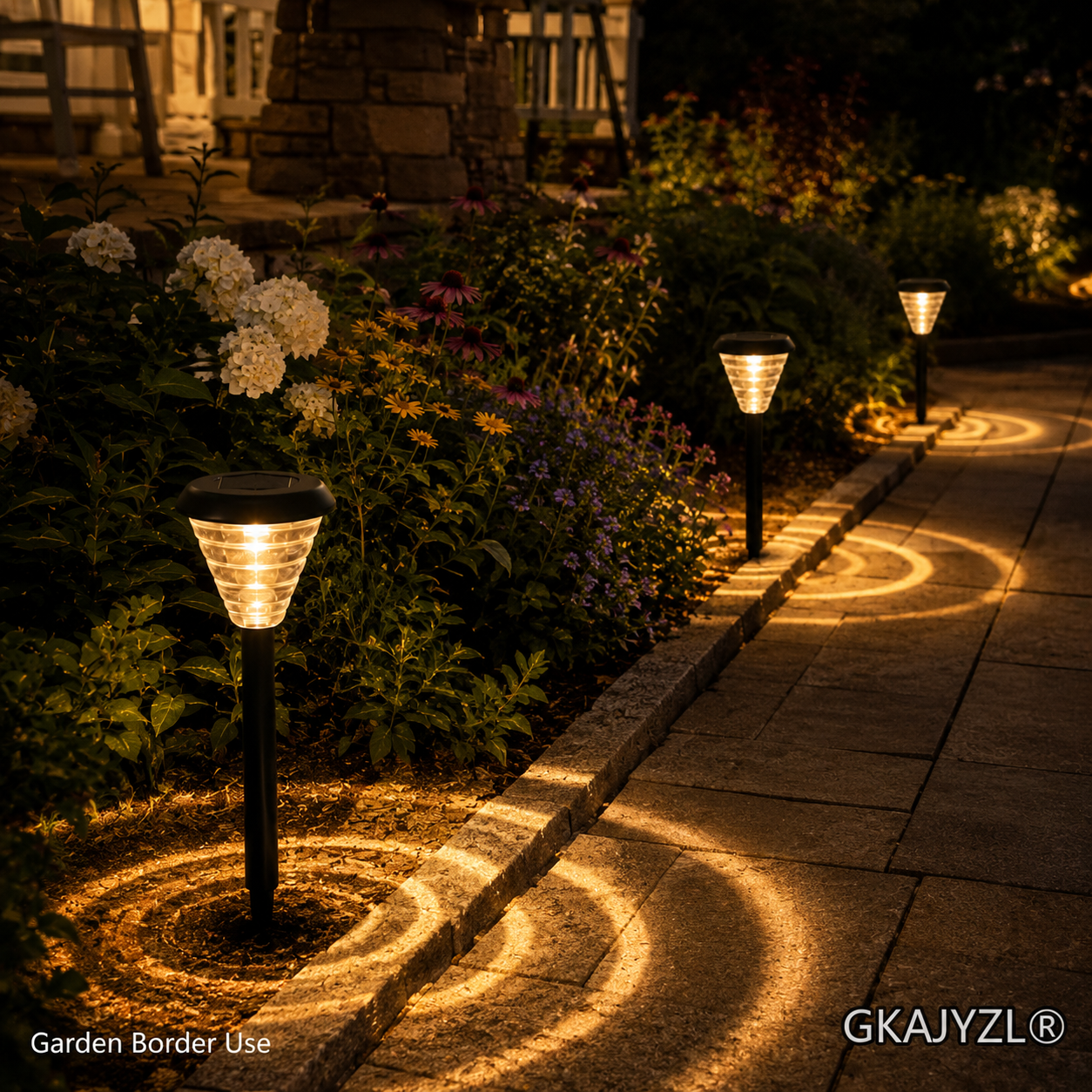 GKAJYZL003 Solar Science Fiction Pathway Light — view 2