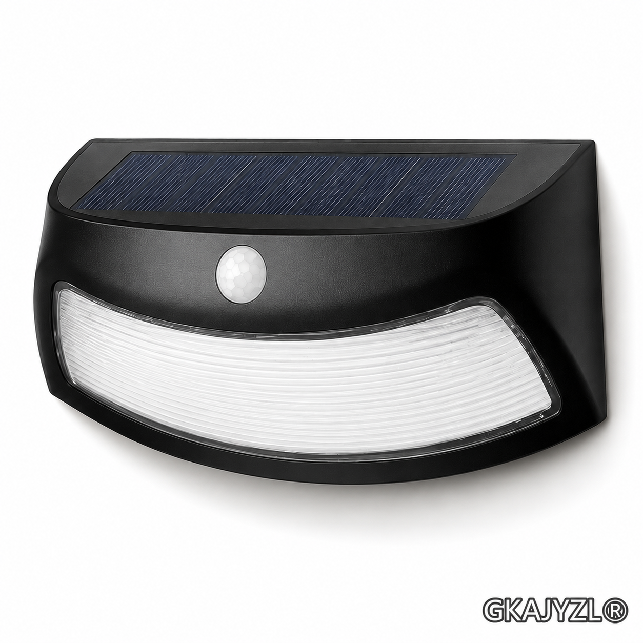 GKAJYZL-PIR-3688 (Black Motion sensor) Black Solar Motion Sensor Fence Light — view 2
