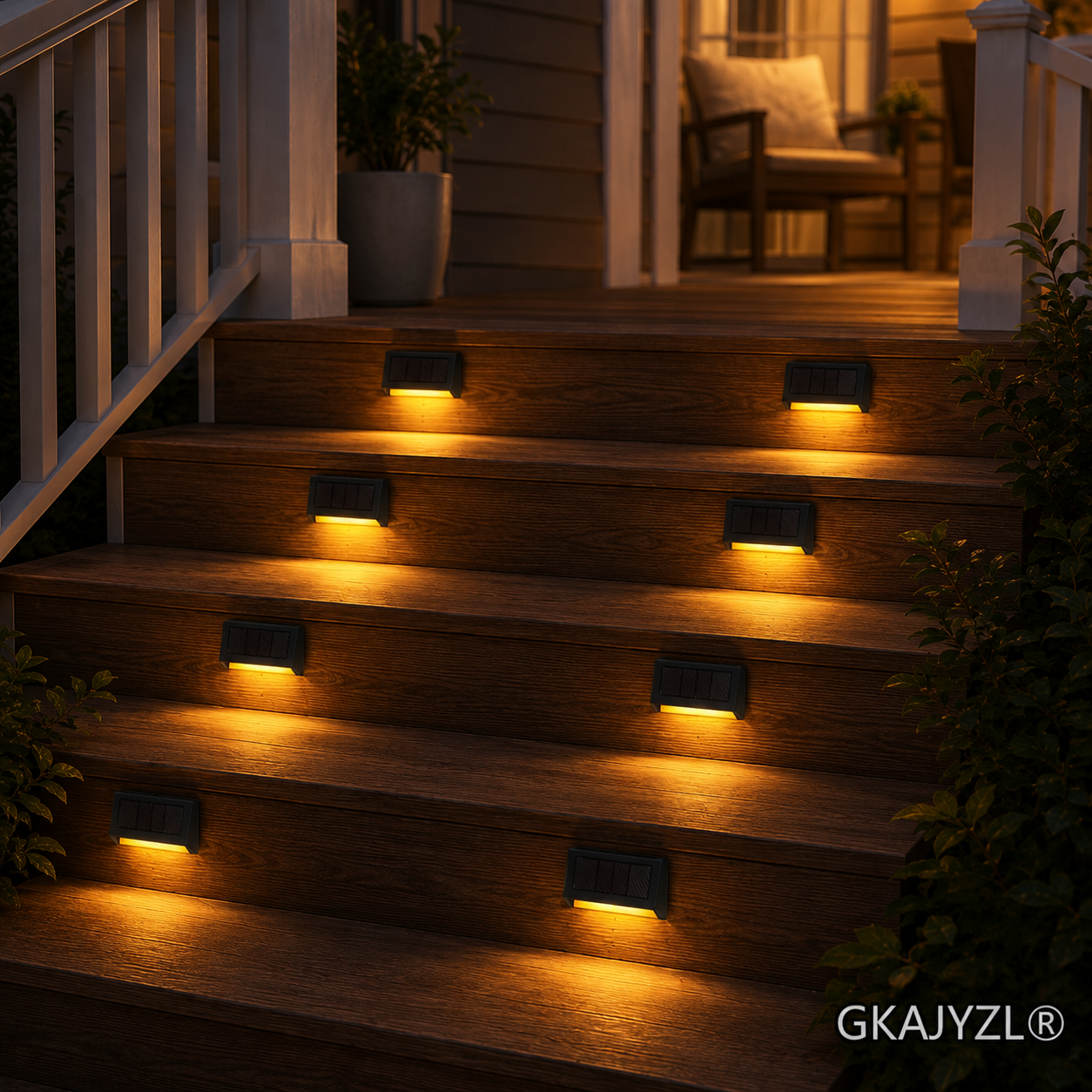 GKAJYZL-SL(S) Solar Stair Step Light