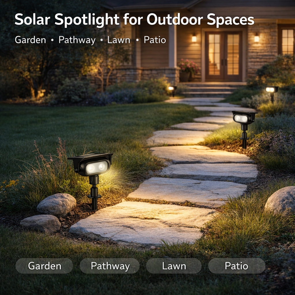 GKAJYZL067 Solar Spotlights — view 2