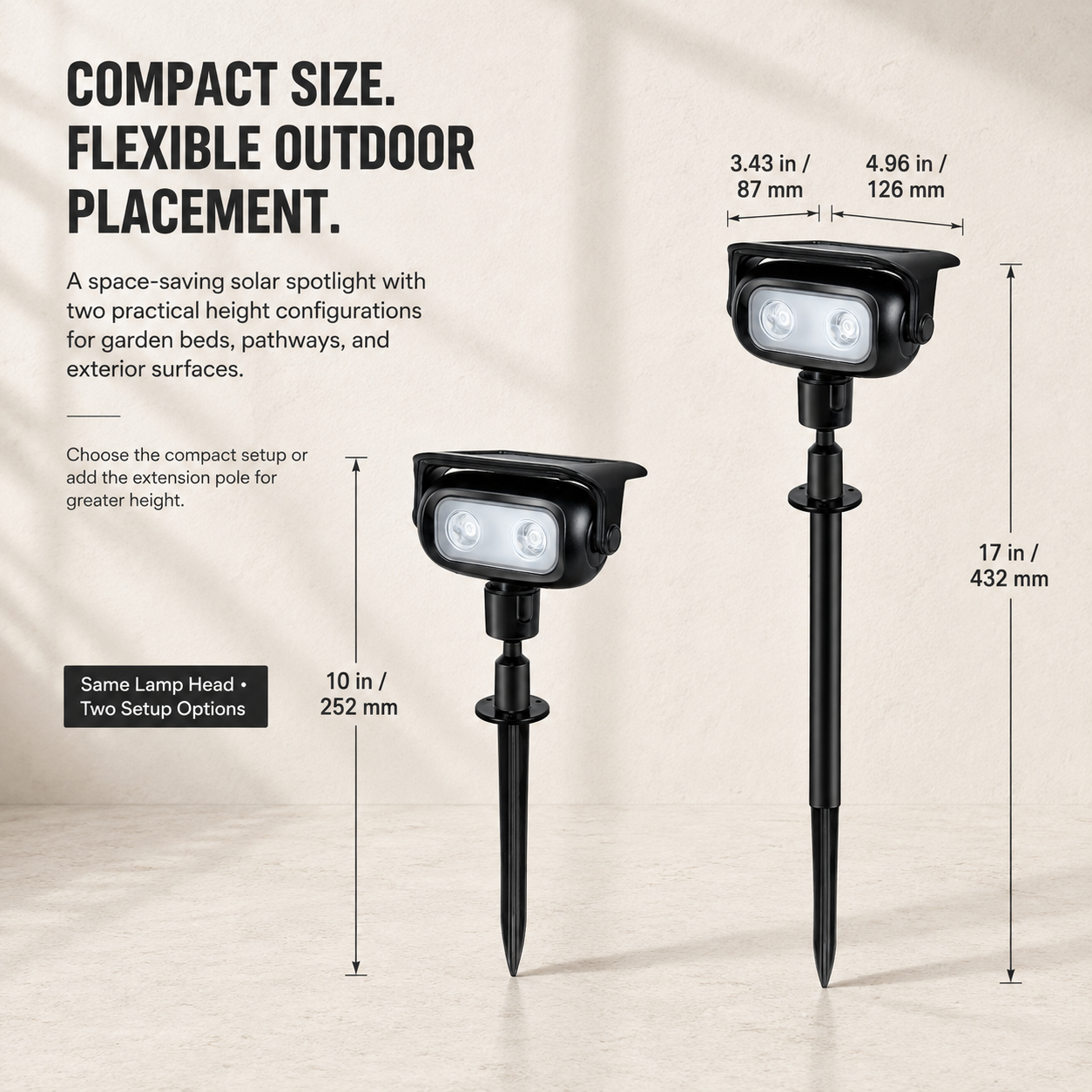 GKAJYZL067 RGB Solar Spotlights — view 3